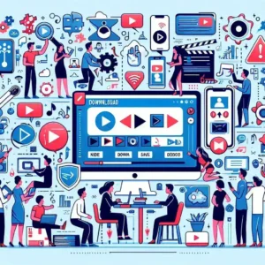 "Person using a smartphone to download a YouTube video, illustrating various methods and tools for downloading videos as discussed in 'The Complete Guide to YouTube Video Download: Methods, Tools, and Best Practices.'"