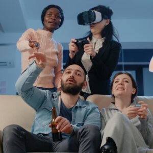 the company is playing on TV